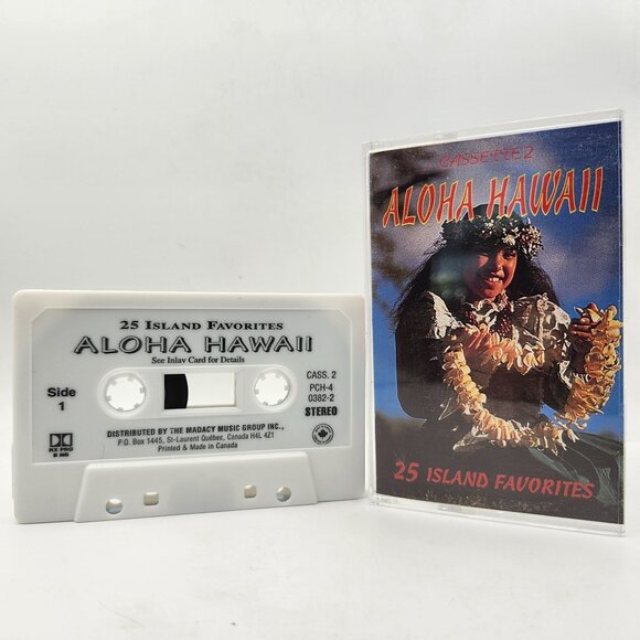 Aloha Hawaii 25 Island Favorites Double Cassette Madacy - Picture 7 of 10